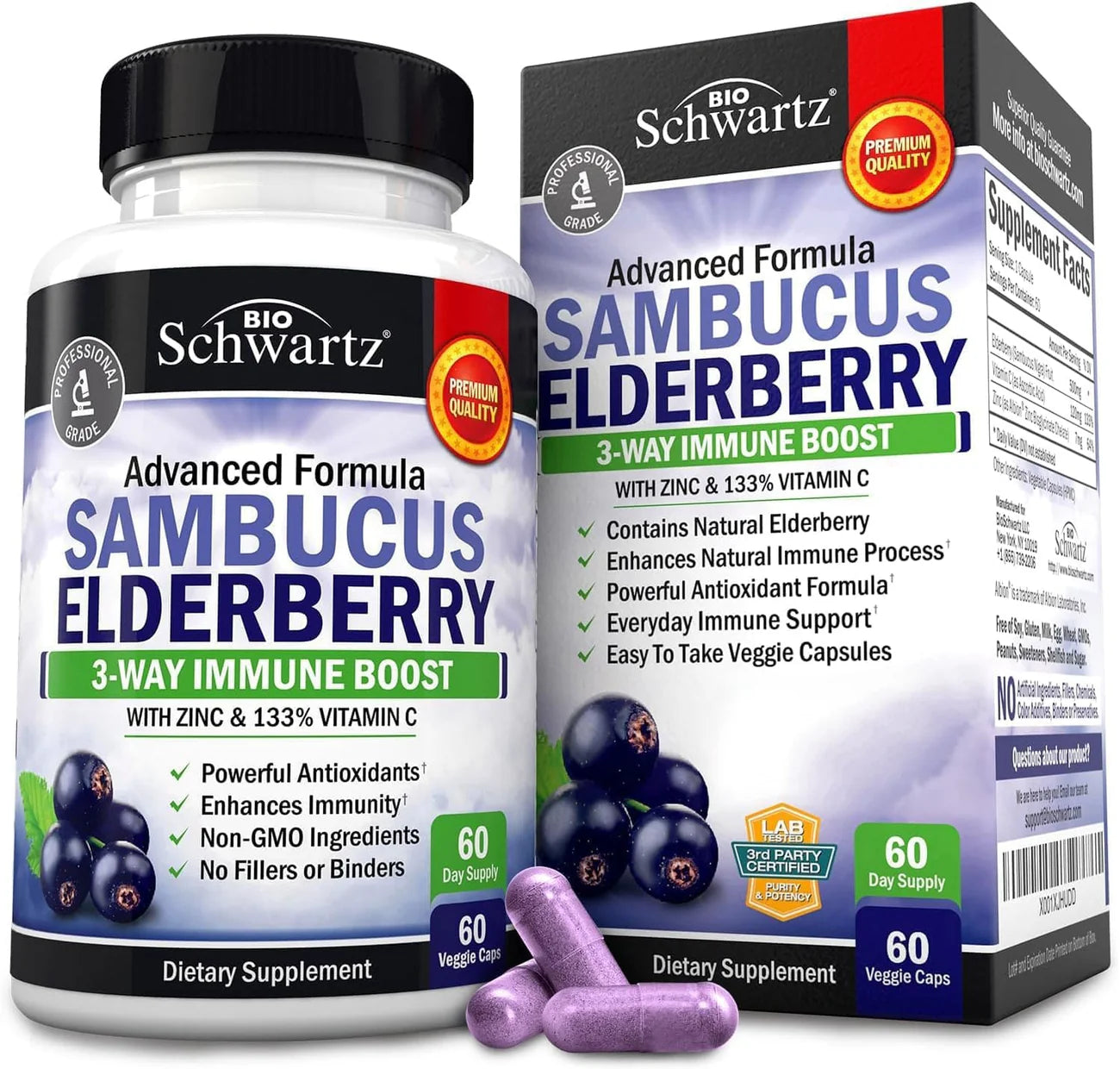 Sambucus Elderberry Capsules