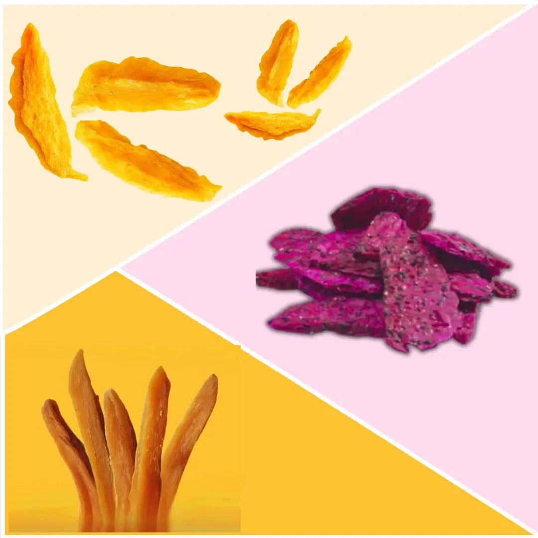 Dried Fruit & Veggie Chips Variety Pack: Gluten Free, Vegan 6 units
