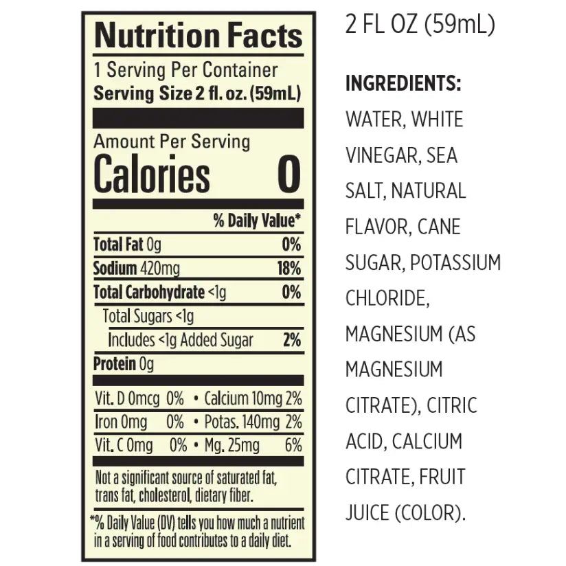 Spicy Pickle Juice Electrolyte Shot 2oz