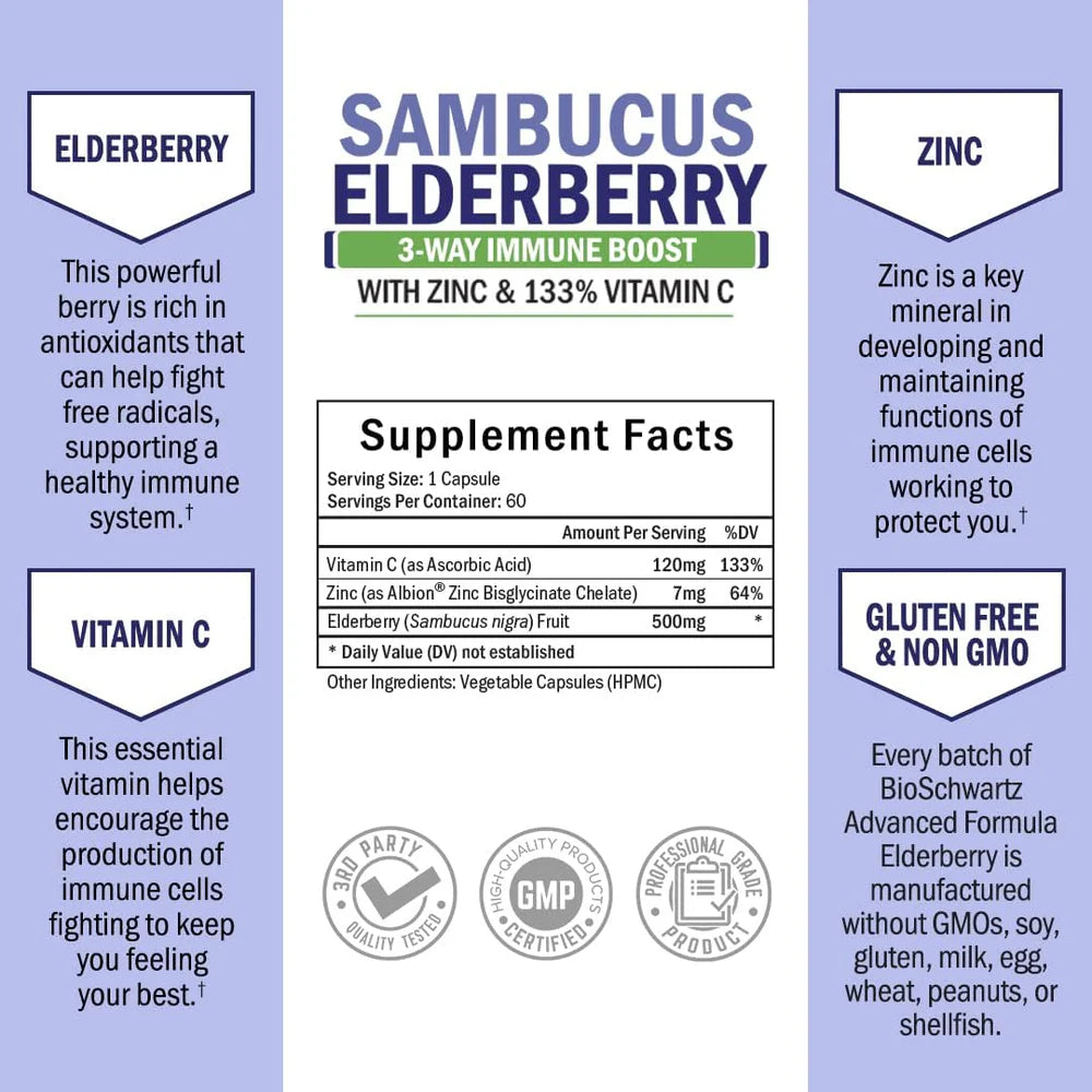 Sambucus Elderberry Capsules