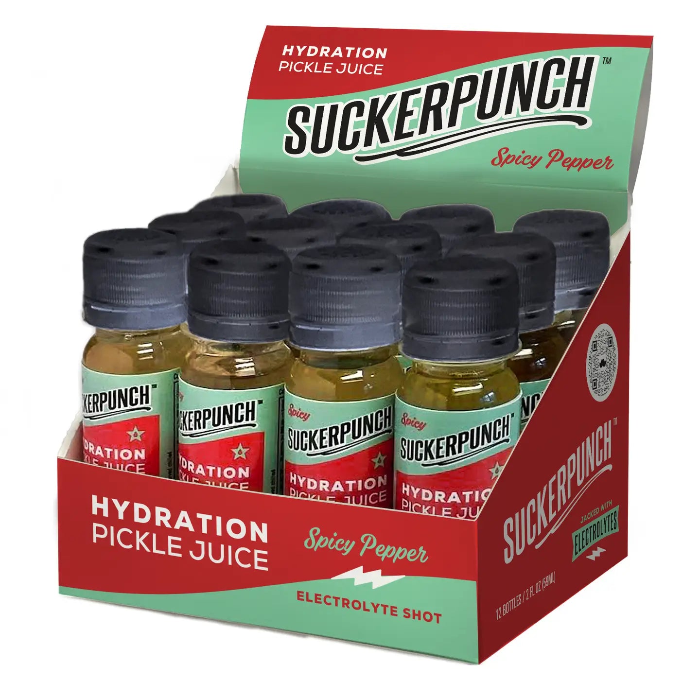 Spicy Pickle Juice Electrolyte Shot 2oz