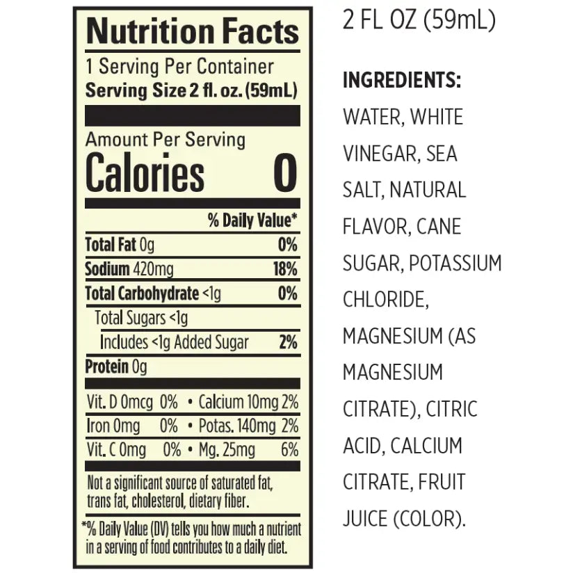 Dill Pickle Juice Electrolyte Shot 2oz