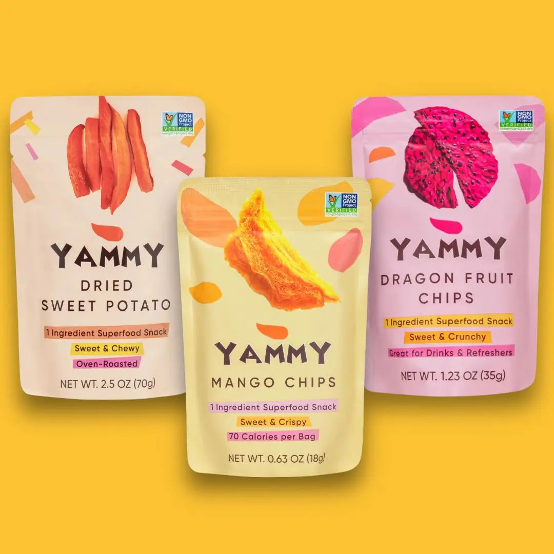 Dried Fruit & Veggie Chips Variety Pack: Gluten Free, Vegan 6 units